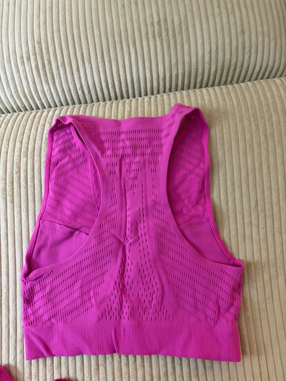 Fabletics SculptKnit Hot Pink Activewear Piece - Picture 3 of 7